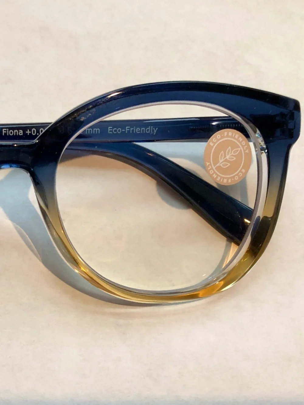 New Fiona Blue Amber Peepers‎ Blue Light Filter Glasses +0.00
